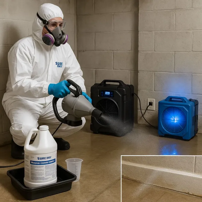 Sanitization and Odor Removal process in Turner, ME